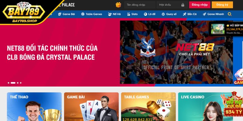 Tài Trợ Bóng Đá: NET88 Bước Vào Cuộc Chơi Lớn Với Crystal Palace F.C